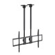 TOOQ - TooQ Soporte de Techo Extensible con doble mástil para Pantallas 60”-120'', Negro - LPCE11120TSLI-B