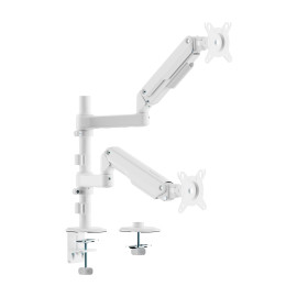 AISENS - Soporte de Mesa con Contrapeso para 2 Monitores Aisens DT32TSR-441/ Giratorio/ Inclinable/ hasta 9kg - DT32TSR-441