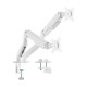 AISENS - Soporte de Mesa con Contrapeso para 2 Monitores Aisens DT32TSR-439/ Giratorio/ Inclinable/ hasta 9kg - DT32TSR-439