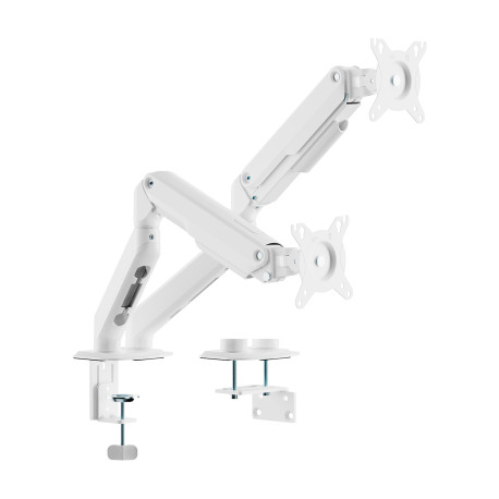 AISENS - Soporte de Mesa con Contrapeso para 2 Monitores Aisens DT32TSR-439/ Giratorio/ Inclinable/ hasta 9kg - DT32TSR-439