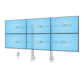 STARTECH.COM - StarTech.com 6-MONITOR-ARM-A soporte para monitor 81,3 cm (32'') Escritorio Blanco - 6-MONITOR-ARM-A
