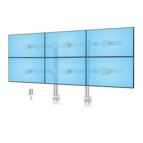 STARTECH.COM - StarTech.com 6-MONITOR-ARM-A soporte para monitor 81,3 cm (32'') Escritorio Blanco - 6-MONITOR-ARM-A