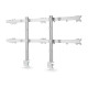 STARTECH.COM - StarTech.com 6-MONITOR-ARM-A soporte para monitor 81,3 cm (32'') Escritorio Blanco - 6-MONITOR-ARM-A