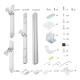 STARTECH.COM - StarTech.com 6-MONITOR-ARM-A soporte para monitor 81,3 cm (32'') Escritorio Blanco - 6-MONITOR-ARM-A