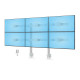 STARTECH.COM - StarTech.com 6-MONITOR-ARM-A soporte para monitor 81,3 cm (32'') Escritorio Blanco - 6-MONITOR-ARM-A