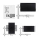 STARTECH.COM - StarTech.com 6-MONITOR-ARM-A soporte para monitor 81,3 cm (32'') Escritorio Blanco - 6-MONITOR-ARM-A