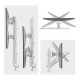 STARTECH.COM - StarTech.com 6-MONITOR-ARM-A soporte para monitor 81,3 cm (32'') Escritorio Blanco - 6-MONITOR-ARM-A