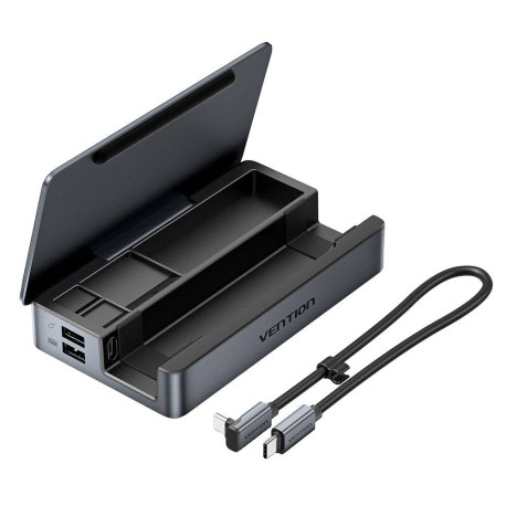 Vention TPZH0 base de conexión para disco duro Gris