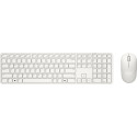 DELL Pro 5 KM526 teclado Ratón incluido Hogar / Oficina RF inalámbrico QWERTY Español Blanco