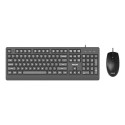 Philips 2000 series SPT6247B/85 teclado Ratón incluido Universal USB QWERTY Inglés Negro