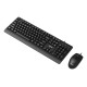 Philips 2000 series SPT6247B/85 teclado Ratón incluido Universal USB QWERTY Inglés Negro