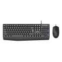 Philips 2000 series SPT6237B/85 teclado Ratón incluido Universal USB QWERTY Negro