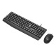 Philips 2000 series SPT6237B/85 teclado Ratón incluido Universal USB QWERTY Negro