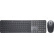 DELL Pro 7 Slim KM726 teclado Ratón incluido Hogar / Oficina RF Wireless + Bluetooth QWERTY Español Negro