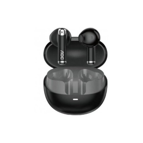 AURICULAR INTRAUDITIVO BLUETOOTH AOC ACT2504BK TWS ANC MIC NEGRO REPRODUCCION 28H CARGA USB-C TACTIL