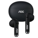 AURICULAR INTRAUDITIVO BLUETOOTH AOC ACT1501BK TWS IPX4 MIC NEGRO REPRODUCCION 20H CARGA USB-C TACTI