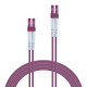 Lindy 46346 cable de fibra optica 20 m LC OM4 Rosa