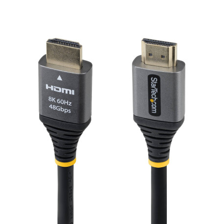 StarTech.com HDMM21V1F cable HDMI 0,3 m HDMI tipo A (Estándar) Negro, Plata