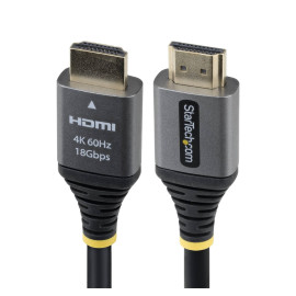 StarTech.com HDMMV5F cable HDMI 1,5 m HDMI tipo A (Estándar) Negro, Plata
