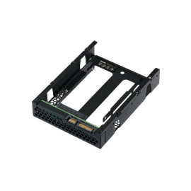 QNAP QDA-A2AR caja para disco duro externo 2.5'' Carcasa de disco duro/SSD Negro