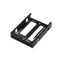 QNAP QDA-A2AR caja para disco duro externo 2.5'' Carcasa de disco duro/SSD Negro