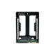 QNAP QDA-A2AR caja para disco duro externo 2.5'' Carcasa de disco duro/SSD Negro