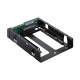 QNAP QDA-A2AR caja para disco duro externo 2.5'' Carcasa de disco duro/SSD Negro