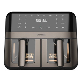 Aiwa AFR-9000 Doble 9 L Independiente 2400 W Freidora de aire caliente Negro