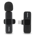 Hama Smart Wireless Negro Micrófono de corbata/solapa