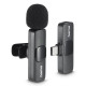 Hama Smart Wireless Negro Micrófono de corbata/solapa