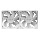 Tacens Anima AF8X2W sistema de refrigeración para ordenador Carcasa del ordenador Ventilador 8 cm Blanco