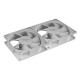 Tacens Anima AF8X2W sistema de refrigeración para ordenador Carcasa del ordenador Ventilador 8 cm Blanco