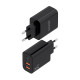AISENS Cargador GaN 32W, 2xUSB-C PD3.0, 2xUSB-A, Negro