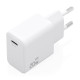AISENS Cargador GaN USB-C PD3.0 1xUSB-C 20W, Blanco