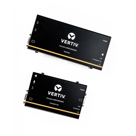 Vertiv Avocent LongView, VGA individual, USB, audio, CATx 300M, RU