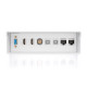 AISENS Caja de Conexiones VGA+Jack 3.5+2xHDMI+2xUSB-B+2xRJ45 Cat.6A STP, Blanco