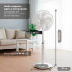 Grunkel FS-14T ventilador Blanco