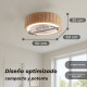 Grunkel SKYWIND-20M ventilador Madera