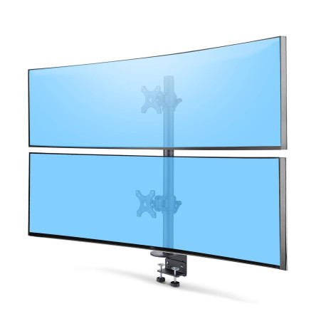 StarTech.com Soporte de Sobremesa para Dos Monitores Apilados Verticalmente de 49''
