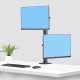 StarTech.com Soporte de Sobremesa para Dos Monitores Apilados Verticalmente de 49''