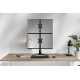 Neomounts DS45-600BL2V Soporte de monitor doble 10-32''
