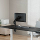 AISENS Soporte de Mesa Eco Contrapeso Giratorio e Inclinable para Monitor/TV 9kg (3 Pivotes, 1 Brazo) de 17-32, Negro