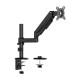 AISENS Soporte de Mesa Eco Contrapeso Giratorio e Inclinable para Monitor/TV 9kg (3 Pivotes, 1 Brazo) de 17-32, Negro