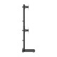 AISENS Soporte de Mesa Con Peana Eco Giratorio e Inclinable para 2 Monitor/TV 12kg de 17-34, Negro