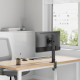AISENS Soporte de Mesa Eco Giratorio e Inclinable para Monitor/TV 12kg de 17-34, Negro