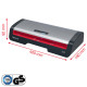 GBC 4410070EU laminador Laminadora térmica 500 mm/min Negro, Acero inoxidable