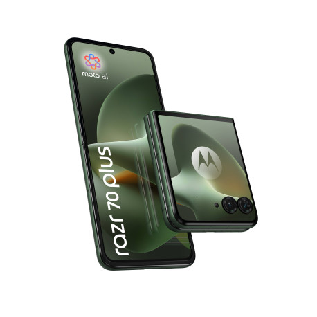 Motorola razr 70 plus 17,5 cm (6.9'') SIM doble Android 16.0 5G USB Tipo C 12 GB 512 GB 4500 mAh Verde oscuro