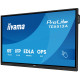 iiyama TE6513A-B2AG pantalla de señalización 163,8 cm (64.5'') Wifi 500 cd / m² 4K Ultra HD
