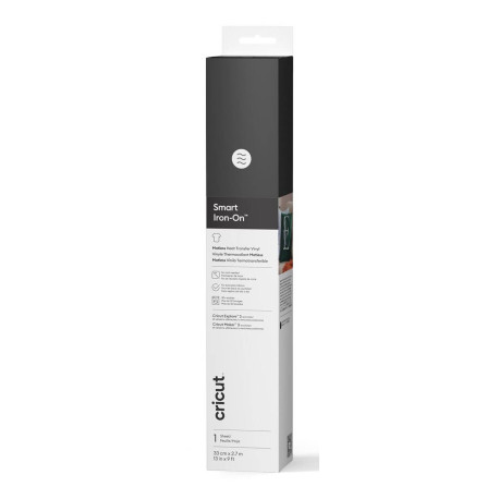 Cricut Smart Iron-On Rollo de vinilo de termotransferencia Vinilo de termotransferencia liso 1 hojas