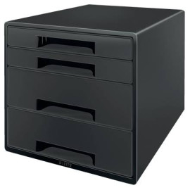 Leitz CUBE organizador para cajón de escritorio Plástico Negro